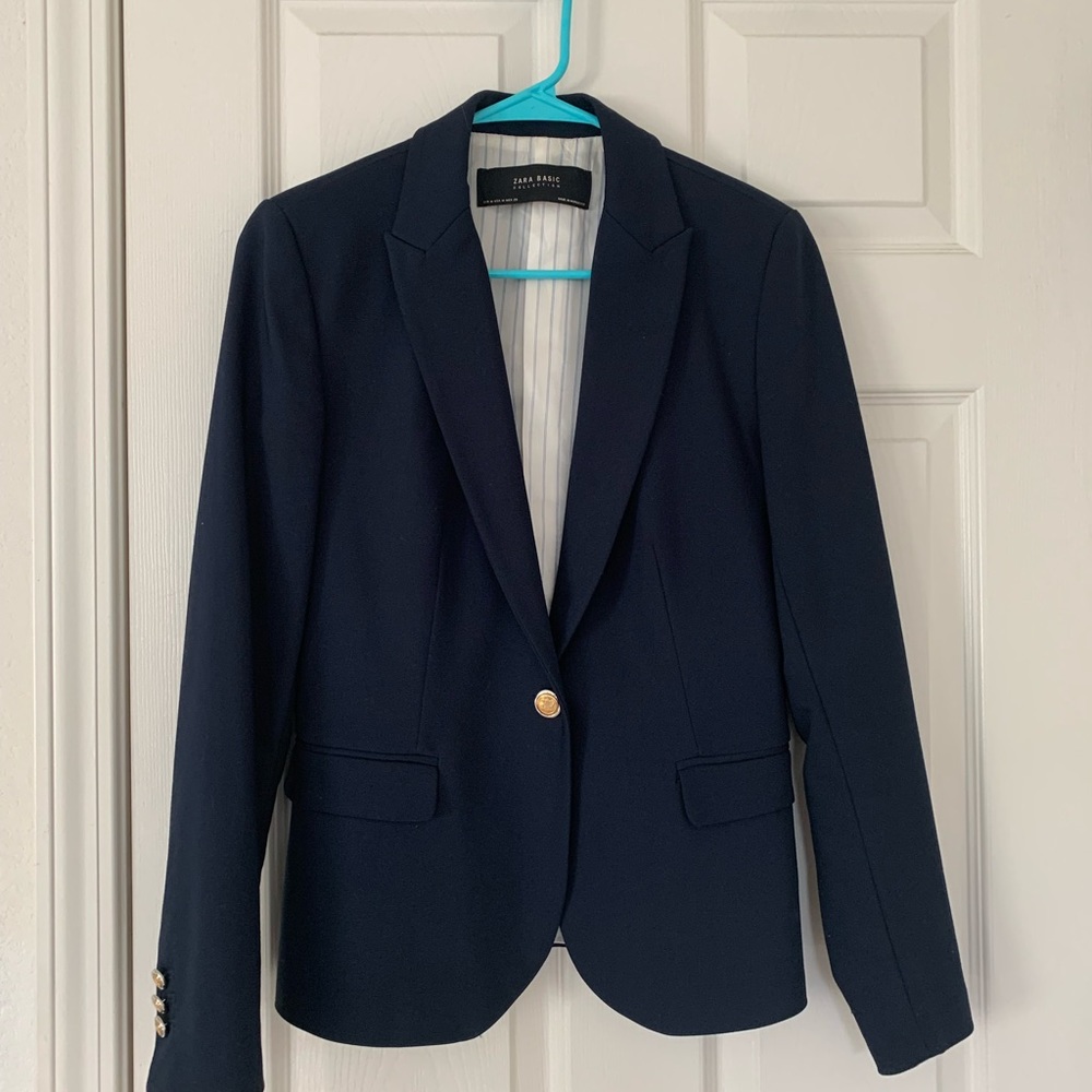 ZARA Blazer Navy size Medium